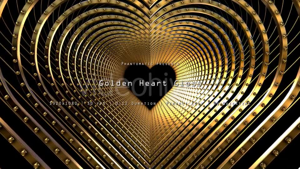Golden Heart Gloss 2 Videohive 19449541 Motion Graphics Image 6