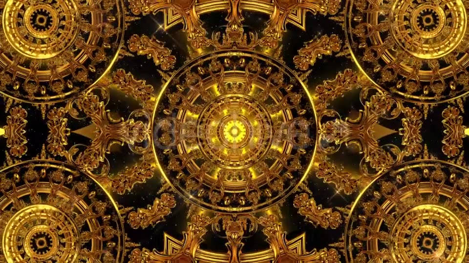 Golden Kaleidoscope 8 Videohive 17344458 Motion Graphics Image 3