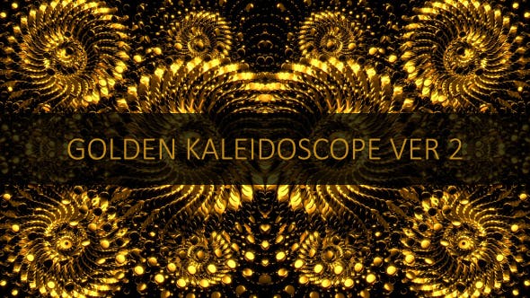 Golden Kaleidoscope Ver 2 - 14599680 Download Videohive