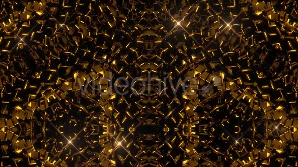 Golden Kaleidoscope Ver 5 Videohive 14781859 Motion Graphics Image 1