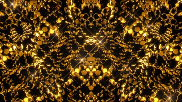 Golden Kaleidoscope Ver 6 - 14783577 Download Videohive