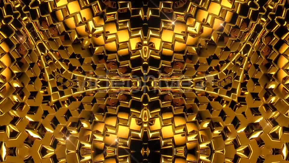 Golden Kaleidoscope Ver 7 Videohive 14787546 Motion Graphics Image 1