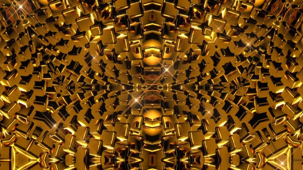Golden Kaleidoscope Ver 7 - Download Videohive 14787546