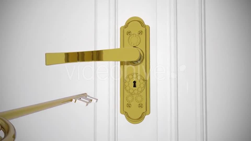 Golden Key Door Open Videohive 14507605 Motion Graphics Image 1