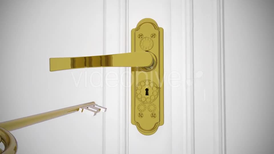 Golden Key Door Open Videohive 14638093 Motion Graphics Image 1