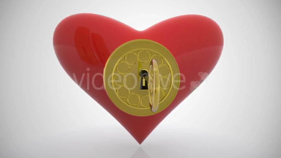 Golden Key Heart Door Open Videohive 14505124 Motion Graphics Image 3