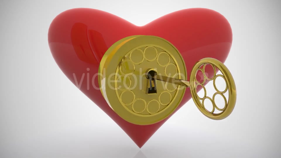 Golden Key Heart Door Open Videohive 14505124 Motion Graphics Image 6
