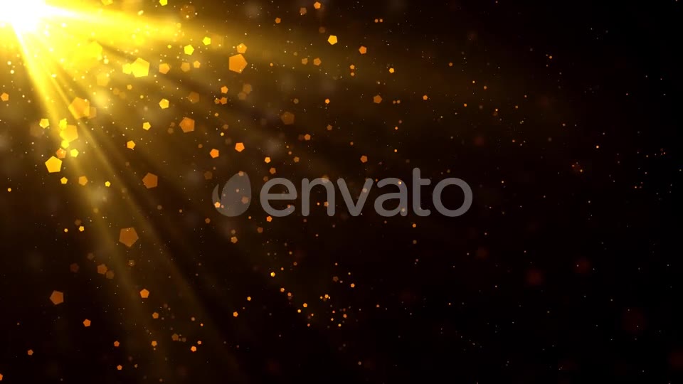 Golden Light Rays Particles Videohive 21641789 Motion Graphics Image 2