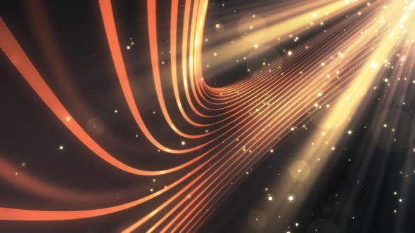 Golden Light Streaks - Download 4140667 Videohive