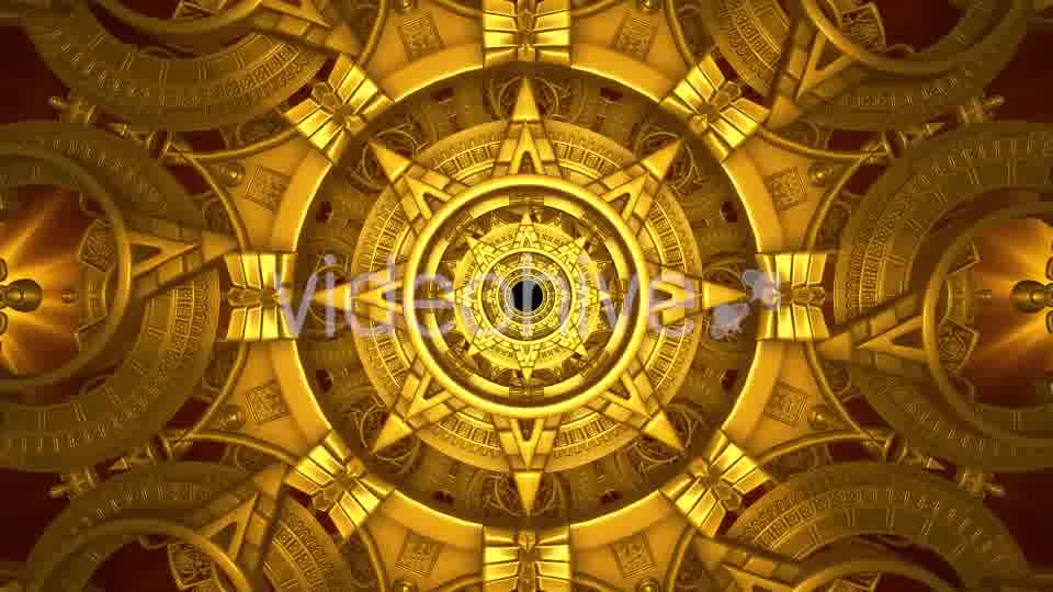 Golden Mechanical Tunnel Videohive 20813786 Motion Graphics Image 11