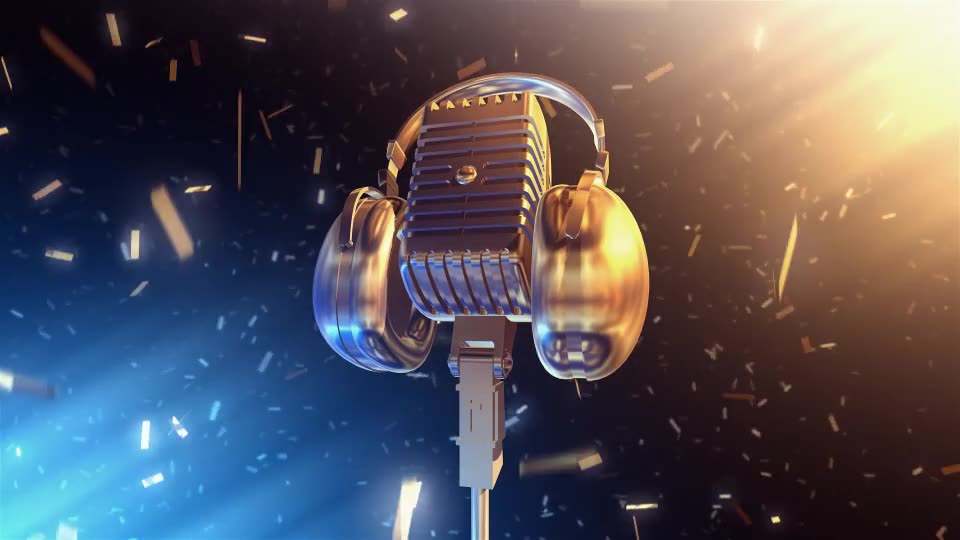 Golden Microphone Videohive 17688235 Motion Graphics Image 9