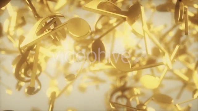 Golden Musical Notes Videohive 20557927 Motion Graphics Image 10