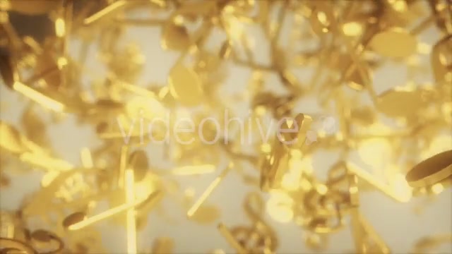 Golden Musical Notes Videohive 20557927 Motion Graphics Image 4