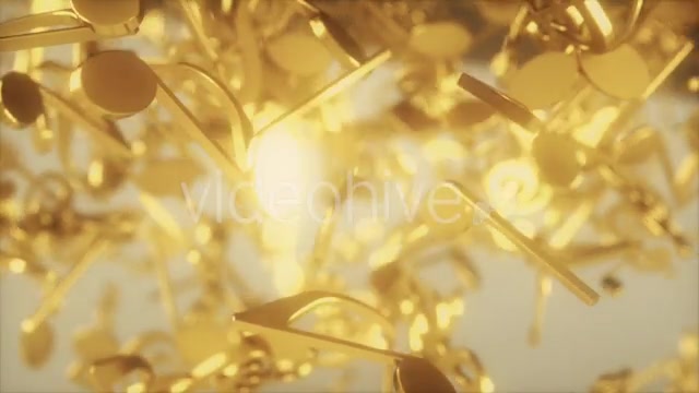 Golden Musical Notes Videohive 20557927 Motion Graphics Image 6