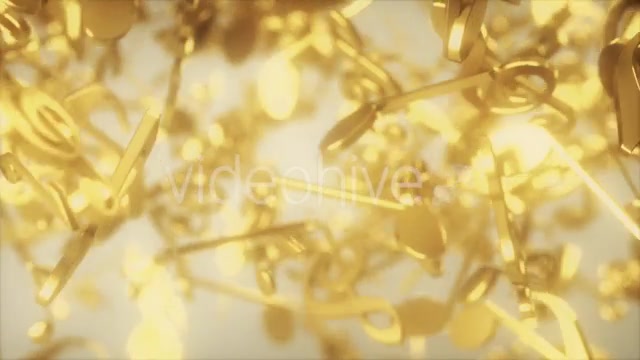 Golden Musical Notes Videohive 20557927 Motion Graphics Image 9