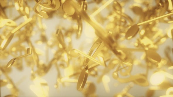 Golden Musical Notes - Download Videohive 20557927