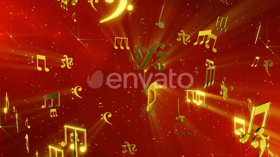 Golden Notes Videohive 22588390 Motion Graphics Image 4