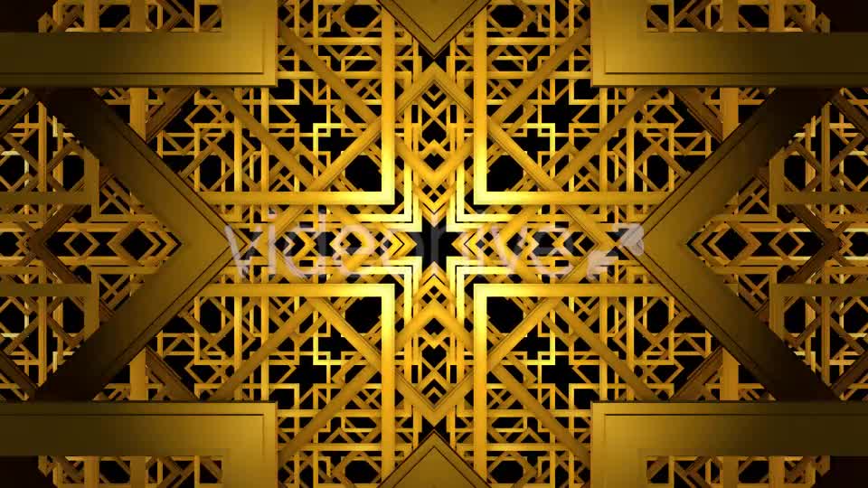 Golden Ornament Tunnel Videohive 20730977 Motion Graphics Image 1