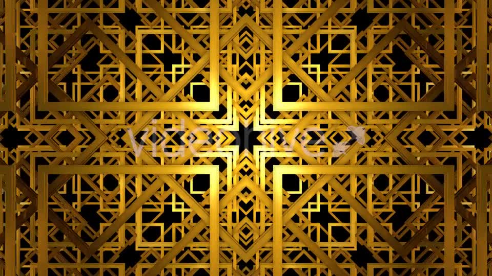 Golden Ornament Tunnel Videohive 20730977 Motion Graphics Image 2