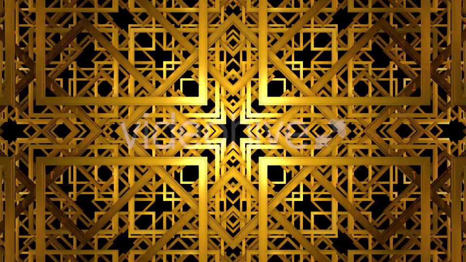 Golden Ornament Tunnel Videohive 20730977 Motion Graphics Image 6