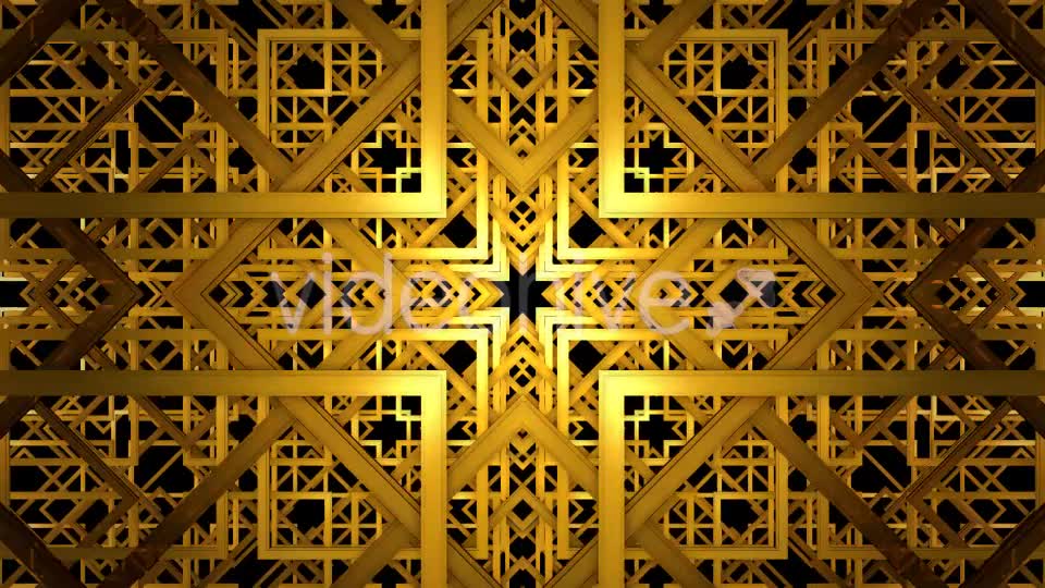 Golden Ornament Tunnel Videohive 20730977 Motion Graphics Image 7