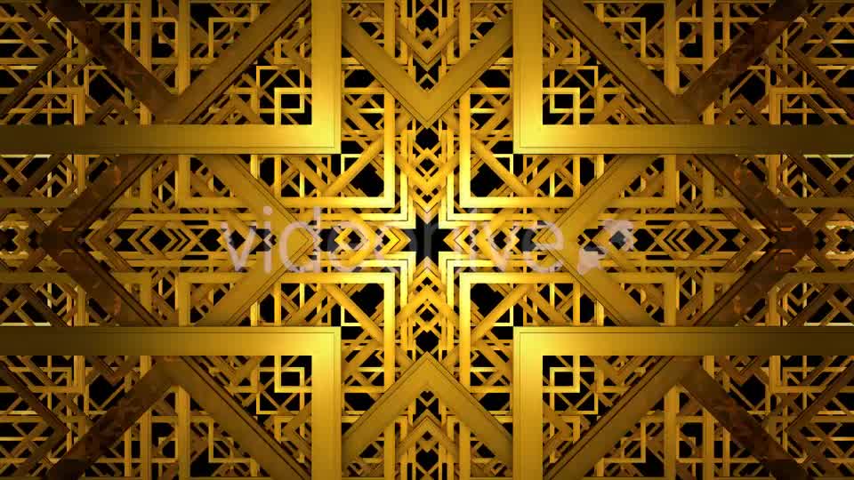 Golden Ornament Tunnel Videohive 20730977 Motion Graphics Image 8