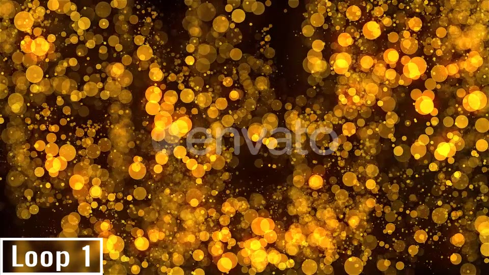 Golden Particles Backgrounds 4K Videohive 21718979 Motion Graphics Image 4