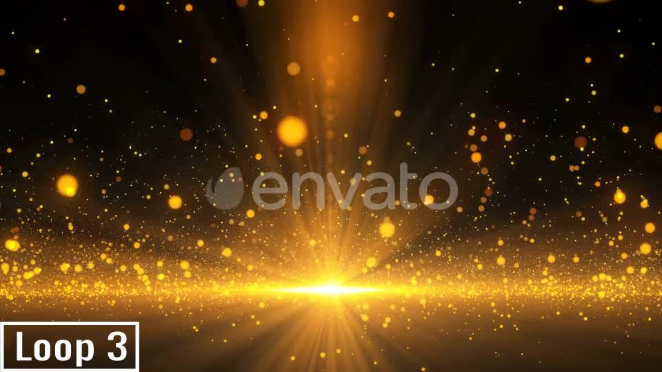 Golden Particles Backgrounds 4K Videohive 21718979 Motion Graphics Image 7