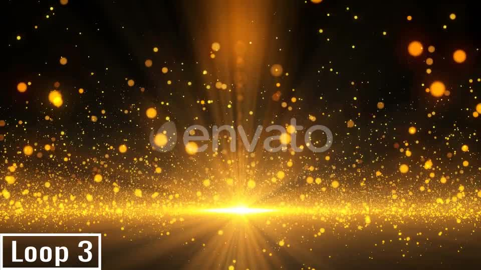 Golden Particles Backgrounds 4K Videohive 21718979 Motion Graphics Image 8