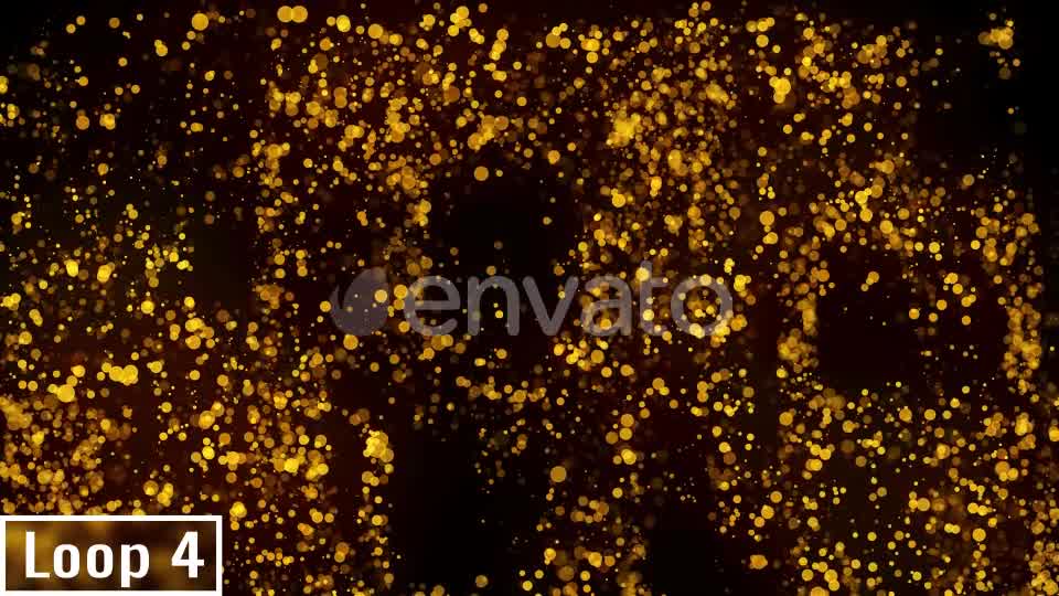 Golden Particles Backgrounds 4K Videohive 21718979 Motion Graphics Image 9