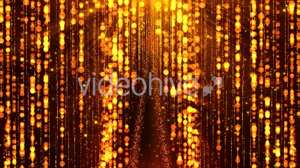Golden Particles Curtain Videohive 21192734 Motion Graphics Image 1