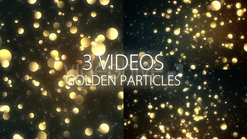 Golden Particles Videohive 19982298 Motion Graphics Image 1