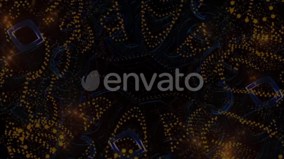 Golden Points VJ Loop Pack (3in1) Videohive 21687234 Motion Graphics Image 1