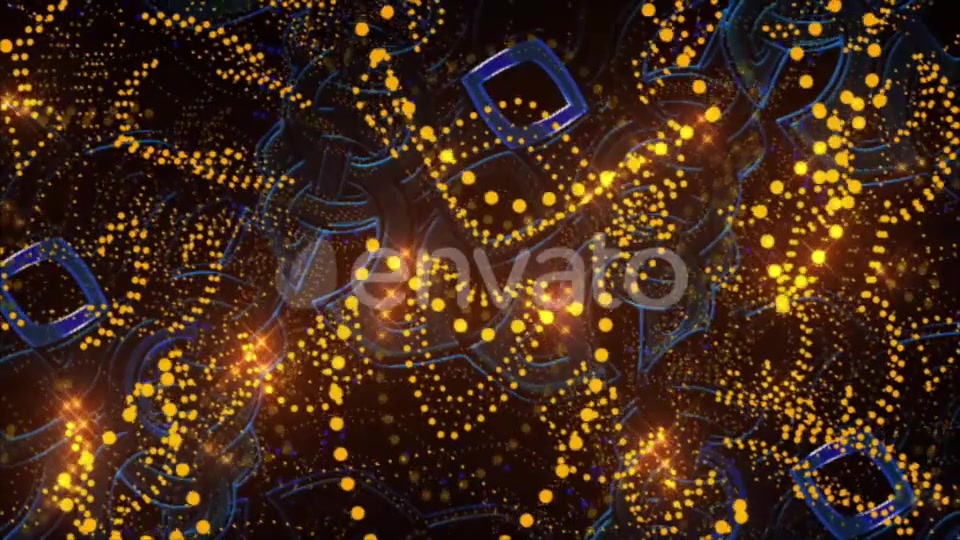 Golden Points VJ Loop Pack (3in1) Videohive 21687234 Motion Graphics Image 4