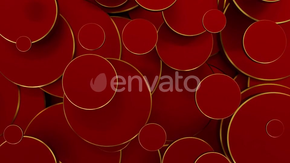 Golden Red Circles Videohive 22721273 Motion Graphics Image 10