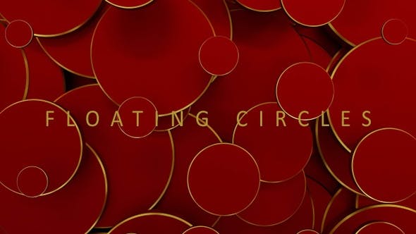 Golden Red Circles - Videohive 22721273 Download