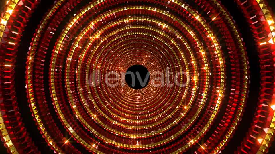 Golden Red Glittering Tunnel Videohive 22278706 Motion Graphics Image 10