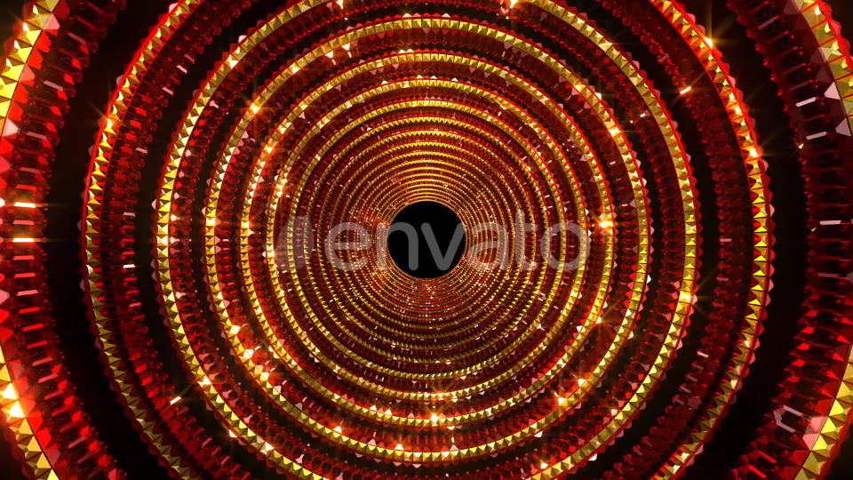 Golden Red Glittering Tunnel Videohive 22278706 Motion Graphics Image 5