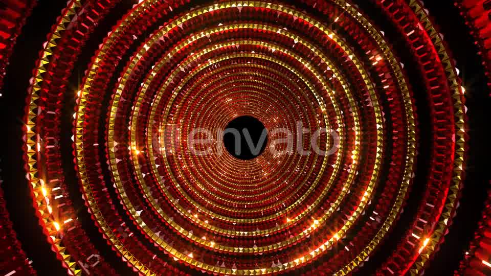 Golden Red Glittering Tunnel Videohive 22278706 Motion Graphics Image 9