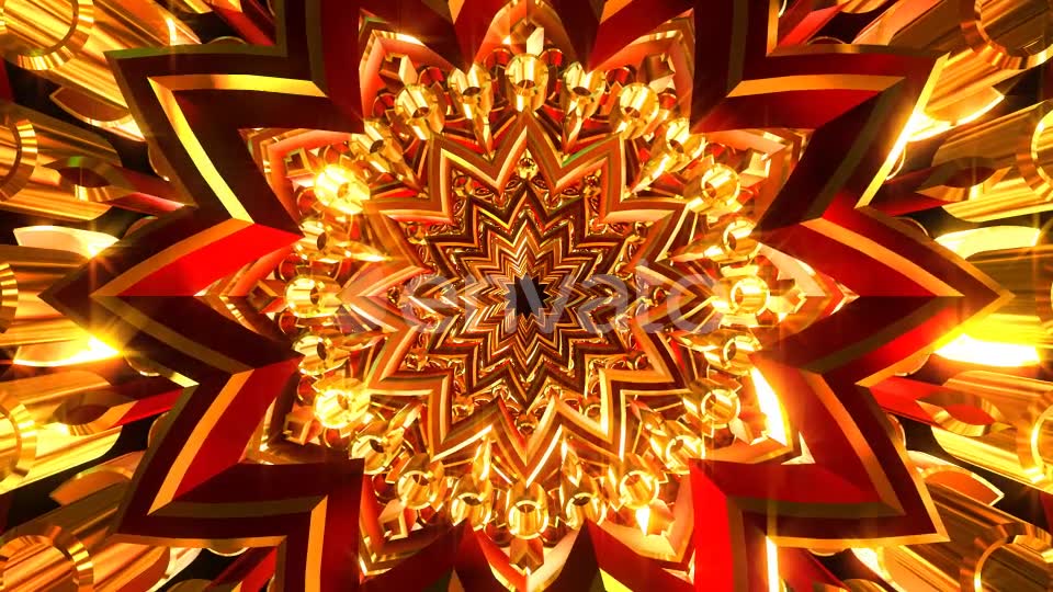 Golden Red Ornament Videohive 22243807 Motion Graphics Image 2