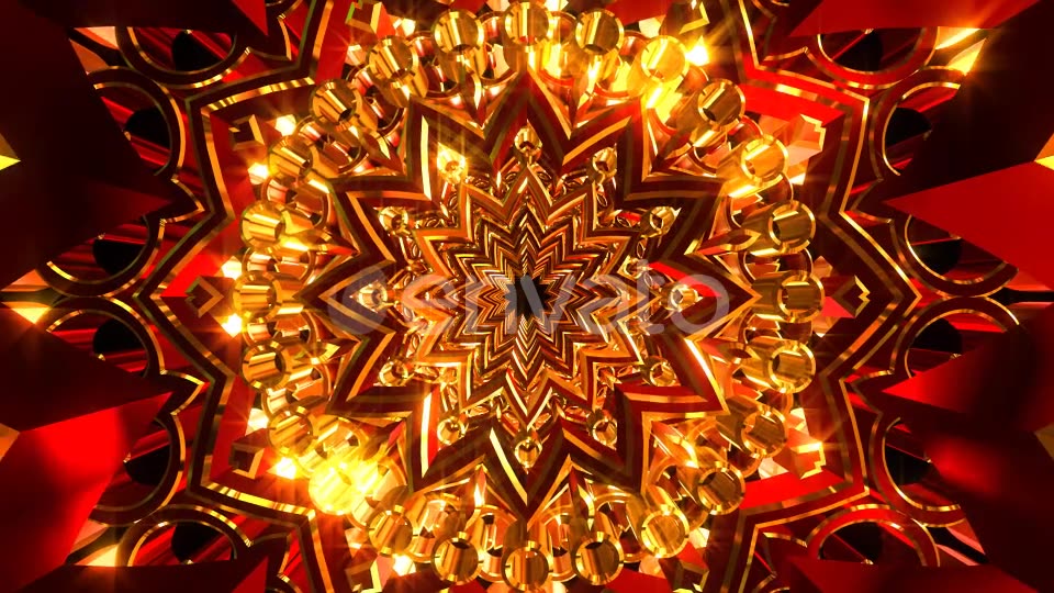 Golden Red Ornament Videohive 22243807 Motion Graphics Image 3