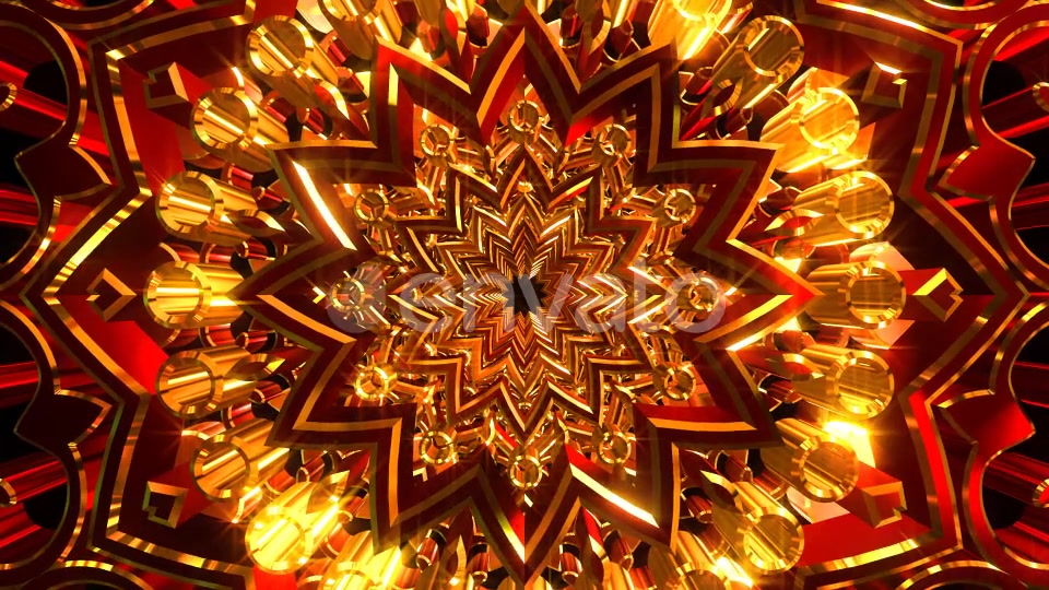 Golden Red Ornament Videohive 22243807 Motion Graphics Image 4