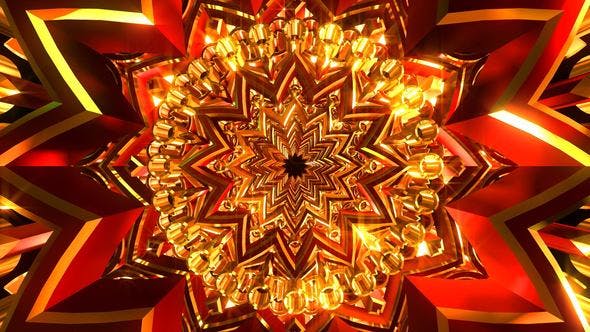 Golden Red Ornament - 22243807 Videohive Download