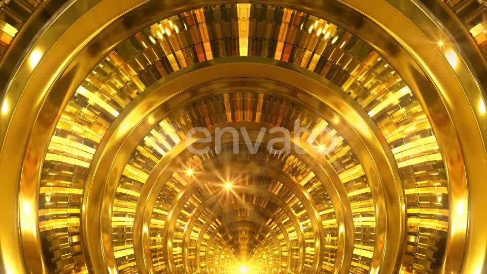 Golden Ring Tunnel Videohive 22987569 Motion Graphics Image 1