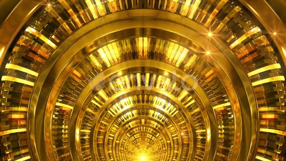 Golden Ring Tunnel Videohive 22987569 Motion Graphics Image 2