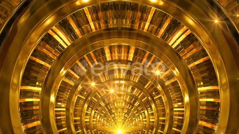 Golden Ring Tunnel Videohive 22987569 Motion Graphics Image 6