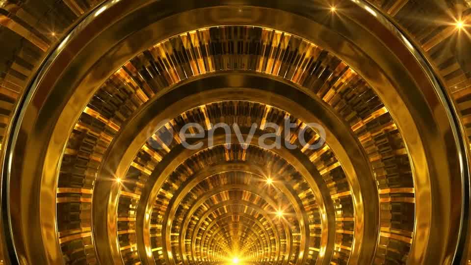 Golden Ring Tunnel Videohive 22987569 Motion Graphics Image 8