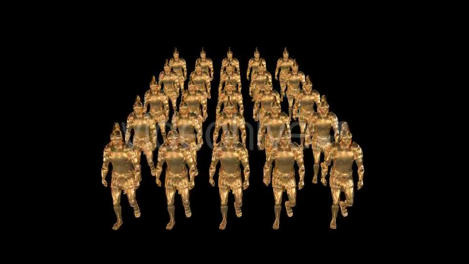 Golden Roman Soldiers 2 Scene Videohive 20039429 Motion Graphics Image 10