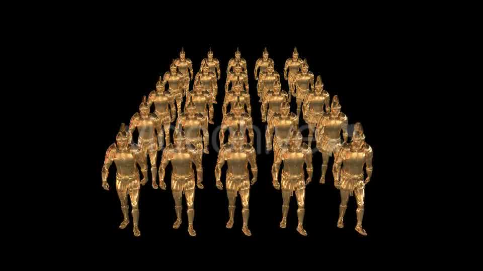Golden Roman Soldiers 2 Scene Videohive 20039429 Motion Graphics Image 11