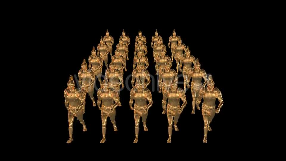 Golden Roman Soldiers 2 Scene Videohive 20039429 Motion Graphics Image 9